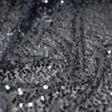 Mandy Mesh Sequin Polyester Spandex Fabric - Sequin Embroidered Mesh, 58/56" Cut Width, 50" Usable Width (1 Yard)