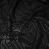 Marble Foil Printed Nylon Spandex Superflex Fabric - Metallic Marble Print, 55/56" Width, 345 GSM (1 Yard)