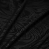 Marble Foil Printed Nylon Spandex Superflex Fabric - Marble Foil Print, 55/56" Width (1 Yard)