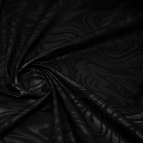 Foil Printed Nylon Spandex Marble Fabric