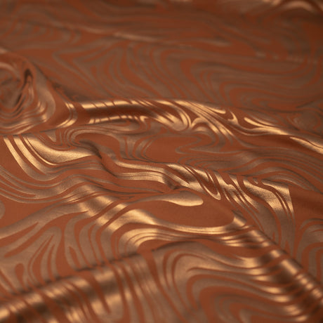 Foil Printed Nylon Spandex Marble Fabric