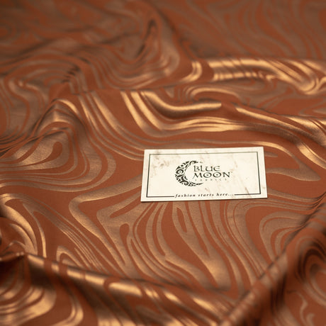 Foil Printed Nylon Spandex Marble Fabric