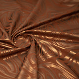 Marble Foil Printed Nylon Spandex Superflex Fabric - Marble Foil Print, 55/56" Width (1 Yard)