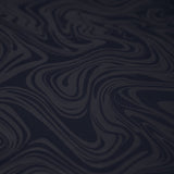 Marble Foil Printed Nylon Spandex Superflex Fabric - Metallic Marble Print, 55/56" Width, 345 GSM (1 Yard)