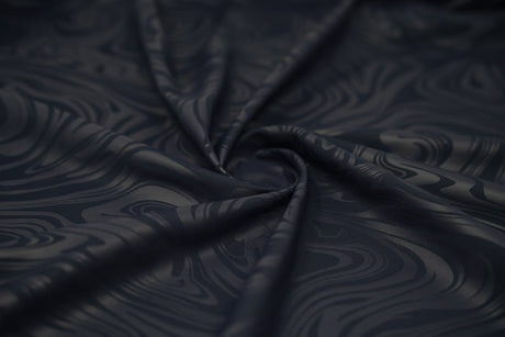 Foil Printed Nylon Spandex Marble Fabric
