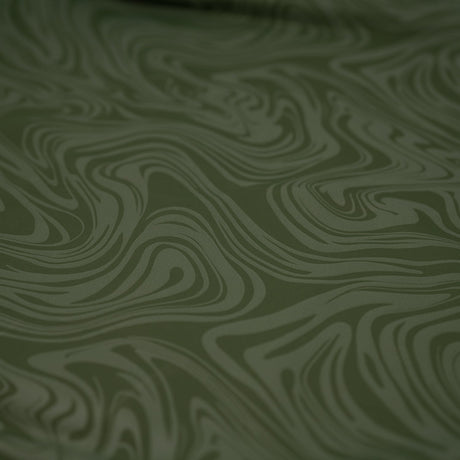 Foil Printed Nylon Spandex Marble Fabric