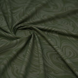 Marble Foil Printed Nylon Spandex Superflex Fabric - Marble Foil Print, 55/56" Width (1 Yard)
