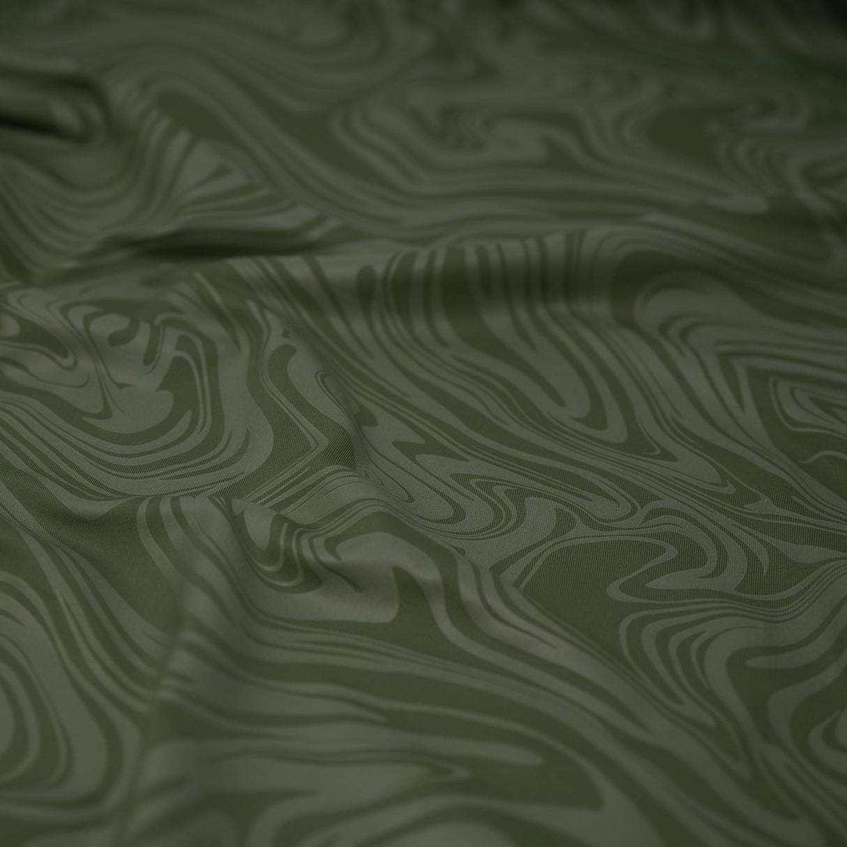 Marble Foil Printed Nylon Spandex Superflex Fabric - Marble Foil Print, 55/56" Width (1 Yard)