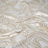Foil Printed Nylon Spandex Marble Fabric