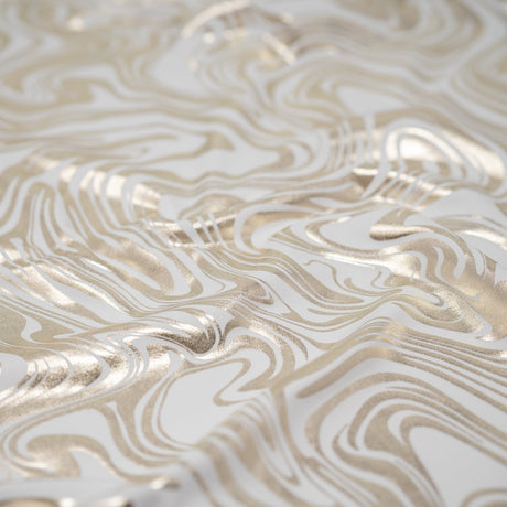 Foil Printed Nylon Spandex Marble Fabric