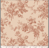 Quilting Cotton Marcella Toile R1505 LT Rose Marcus Fabrics