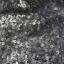 Marilyn Stretch Mesh Sequin Nylon Spandex Fabric - Embroidered Sequin Mesh, 56/58" Width, 215 GSM (1 Yard)