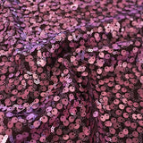 Marilyn Stretch Mesh Sequin Nylon Fabric - Embroidered Sequin, 56/58" Width, 215 GSM (1 Yard)