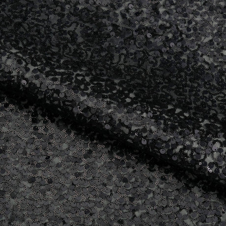 Marilyn Stretch Mesh Sequin Nylon Spandex Fabric - Embroidered Sequin Mesh, 56/58" Width, 215 GSM (1 Yard)