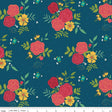 Quilting Cotton Market Street Main Navy Riley Blake