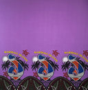 Peachskin Fabric Marshall Islands Hook Palm Trees Sea Turtles Single Border