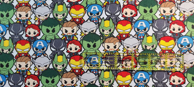 Quilting Cotton Marvel Comics Avengers Kawaii Characters