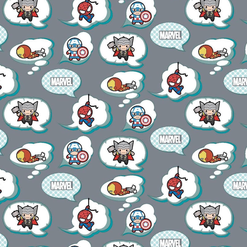 Quilting Cotton Marvel Kawaii Baby In Flight