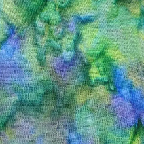 Cotton Batik Fabric Marvelous Multis Flourite 44/45"