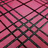 Glitter Stretch Mesh Black Plaid