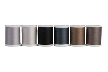 Cotton Thread MasterPiece Neutral Dark Spool Set