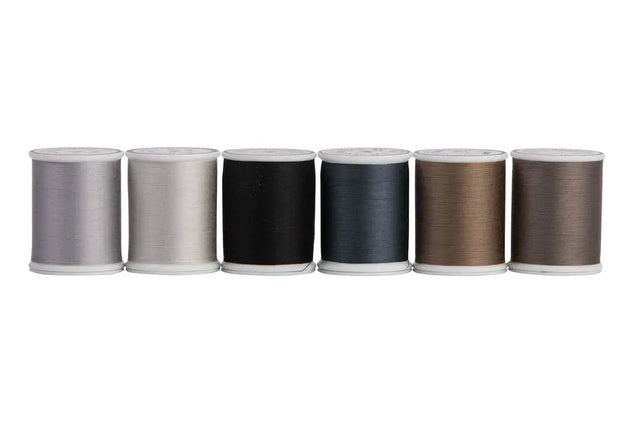 Cotton Thread MasterPiece Neutral Dark Spool Set