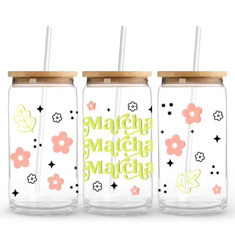 UV DTF Wrap - Matcha, Matcha, Matcha (9.7" x4.3")