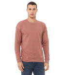 Bella Canvas 3945 Cotton Polyester Fabric - Mauve, Unisex Pullover Crewneck Sweatshirt, Fleece (1 Piece)
