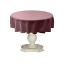 Tablecloth Dull Bridal Satin Fabric - 54" Round, Color Options (1 Piece)