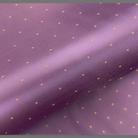 Polka Dot Lining Rayon Poly Fabric - Iridescent Polka Dot, 58" Width