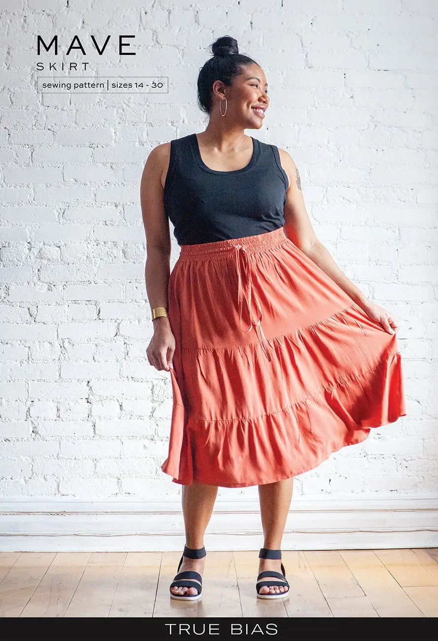 Printed Paper Skirt Pattern Mave 14-30