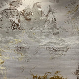 Maximus 188 Polyester Viscose Fabric - Abstract Color-Changing Flat Weave, Golden, 7'6" X 10'3", 5'3" X 7'5" (1 Rug)