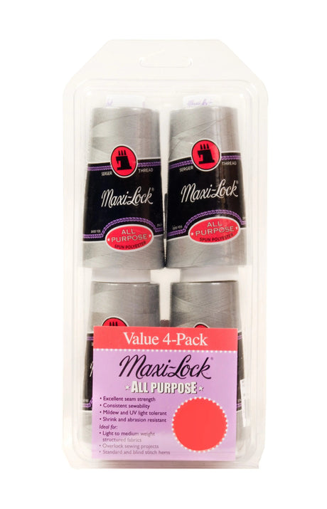 All-Purpose Thread Set 4-Pack Light Grey