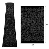 Maya Stretch Mesh Sequin Polyester Spandex Fabric - Black/Navy, Black/Red, Tan/Black, Black/Gold, Black/Black, Black/Silver, White/Silver, White/White, 54" Width (1 Yard)
