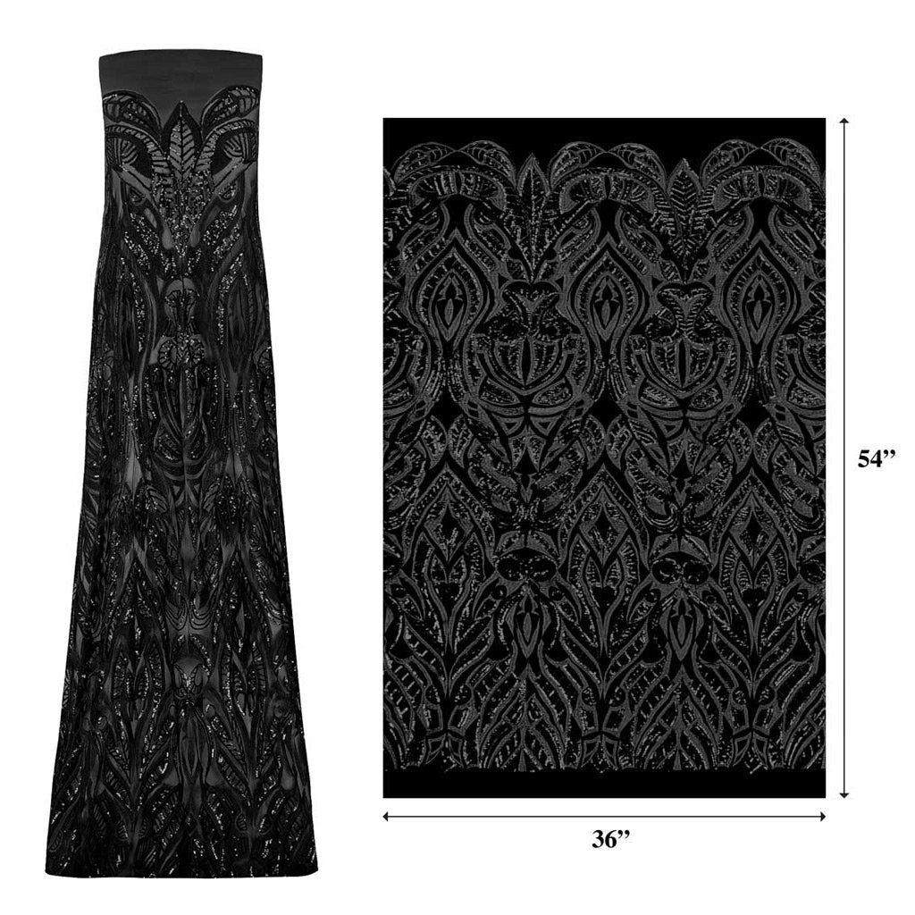 Stretch Mesh Sequin Fabric