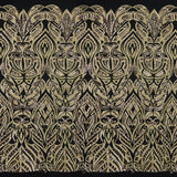 Maya Stretch Mesh Sequin Fabric - Embroidered Sequin, 54" Width (1 Yard)