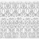 Maya Stretch Mesh Sequin Polyester Spandex Fabric - Black/Navy, Black/Red, Tan/Black, Black/Gold, Black/Black, Black/Silver, White/Silver, White/White, 54" Width (1 Yard)