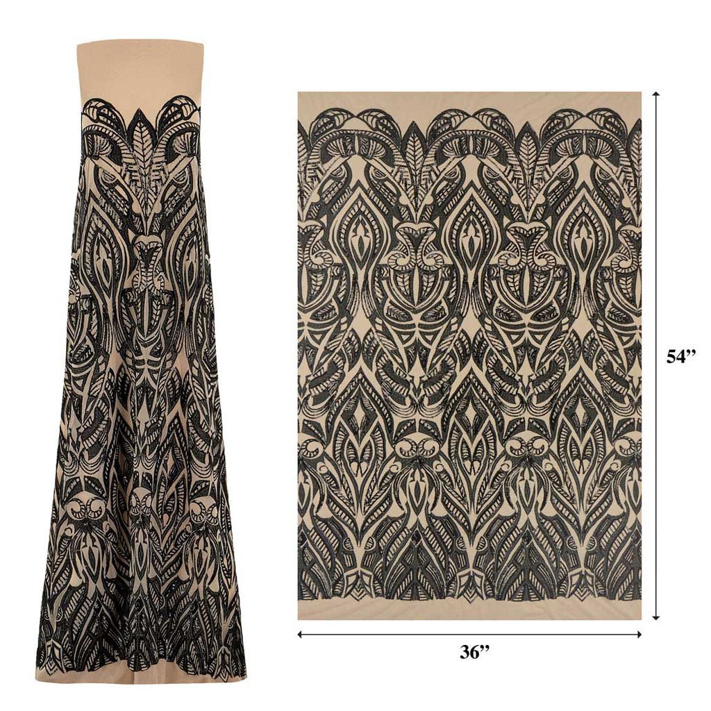 Stretch Mesh Sequin Fabric