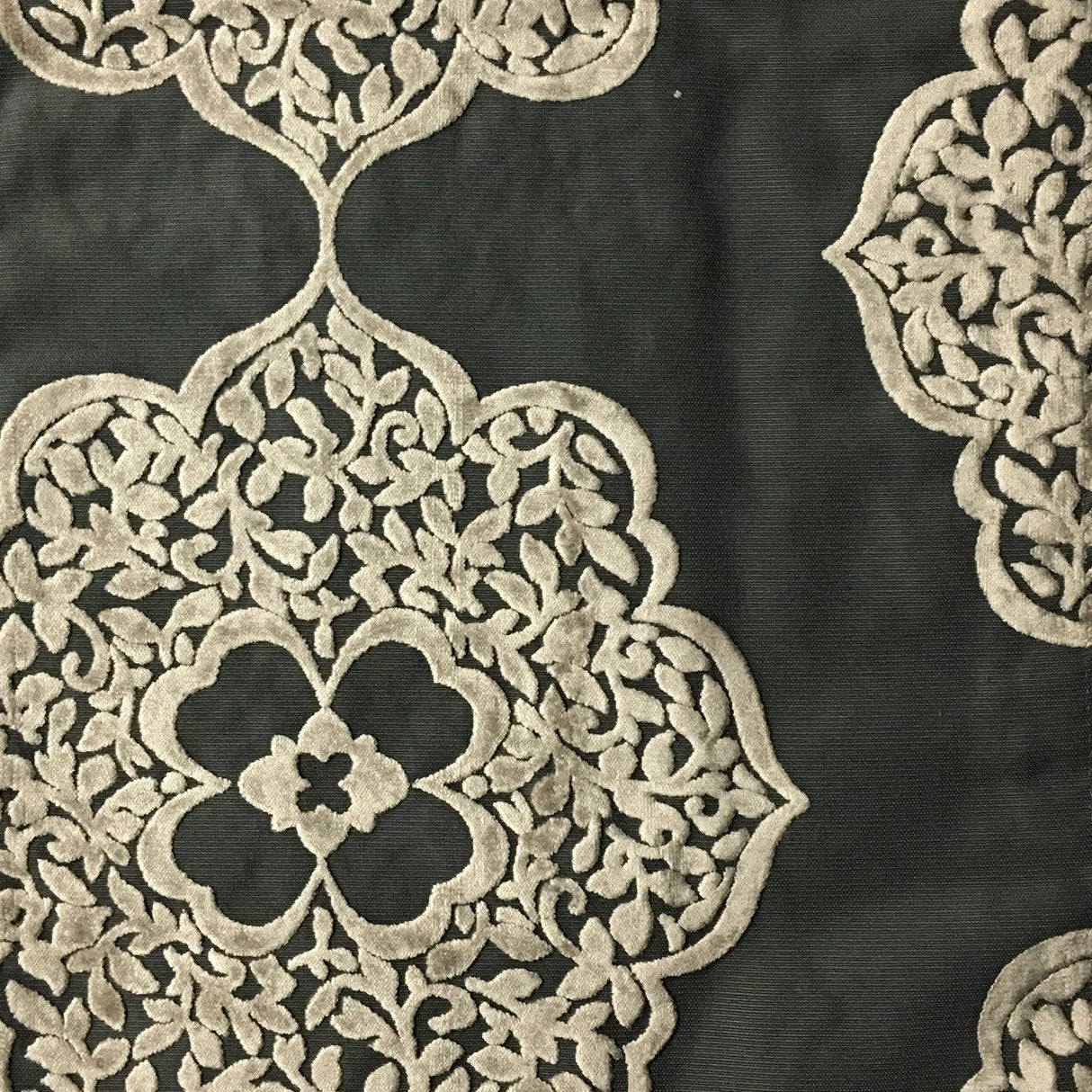 Burnout Velvet Drapery Upholstery Fabric Maison