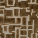 Cut Velvet Upholstery Fabric Maze Geometric