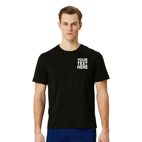 Pack: 12 Fast Print Your Own T-Shirts – Personalized with Text, Logo & Photo on Back (Black)