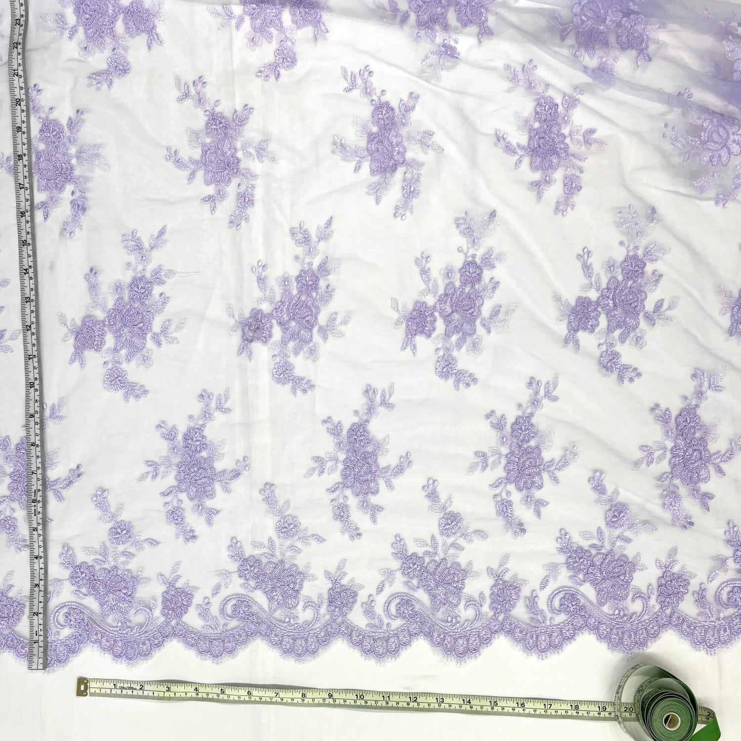 Corded Embroidered Lace Mesh