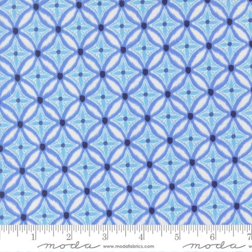 Cotton Print Medallion Swordfish Reef Fabric 44/45" Multi Coastal