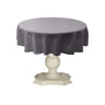 Tablecloth Dull Bridal Satin Fabric - 36" Round, Solid Color (1 Piece)