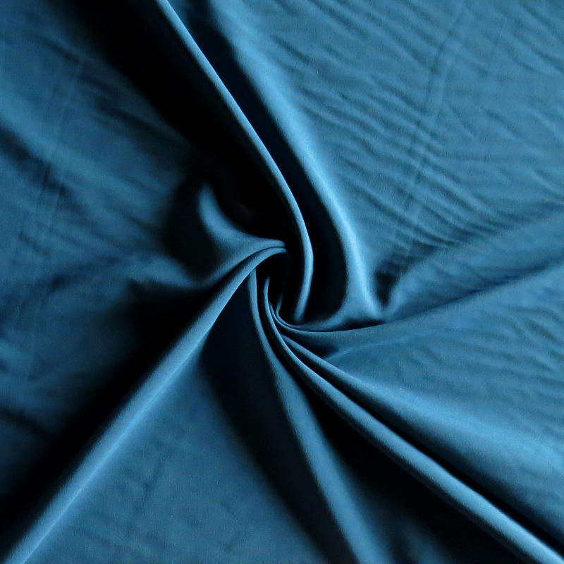 Stretch Woven Fabric Medium Teal Blue