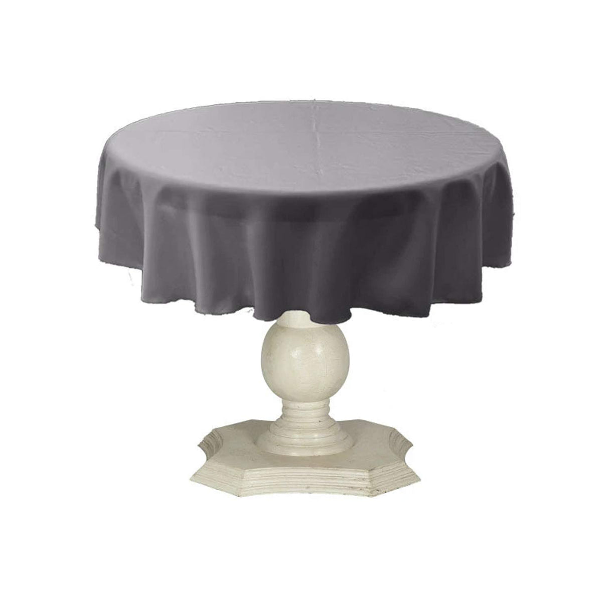 Dull Bridal Satin Fabric - Solid Color, 51" Round (1 Piece)