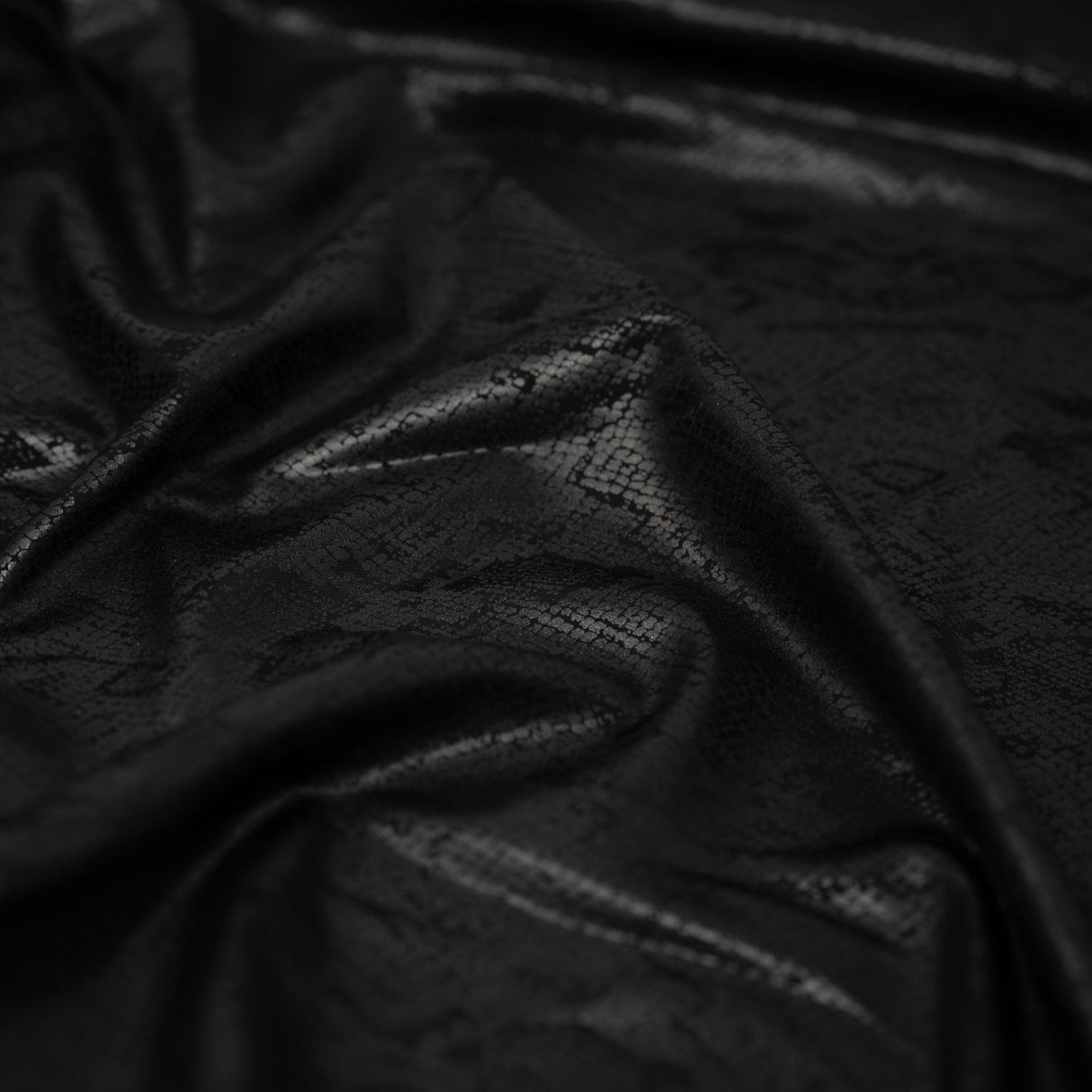Snake Skin Foil Printed Spandex