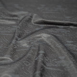 Medusa Snake Skin Foil Printed Nylon Spandex Fabric - Snake Skin Foil Print, 56" Width (1 Yard)