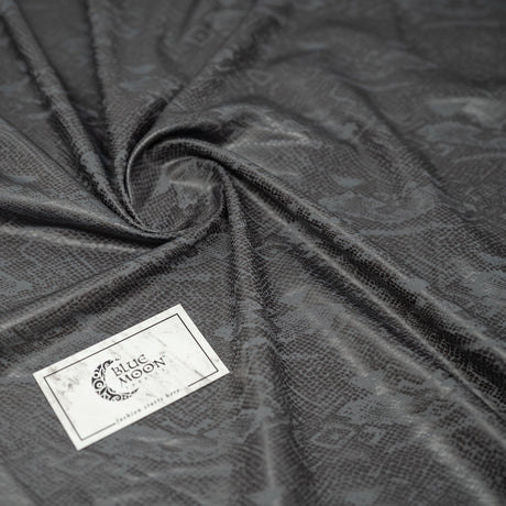 Snake Skin Foil Printed Spandex