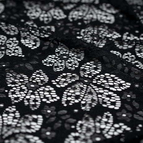 Stretch Lace Fabric in Solid Colors